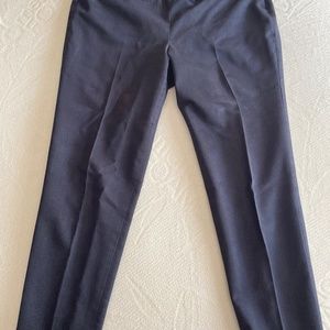 Ankle length side zip trousers